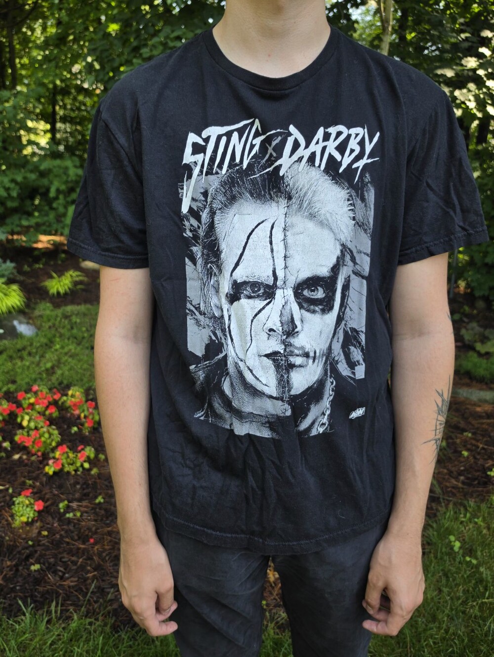AEW Sting x Darby Allin Face Paint T-Shirt (L)
